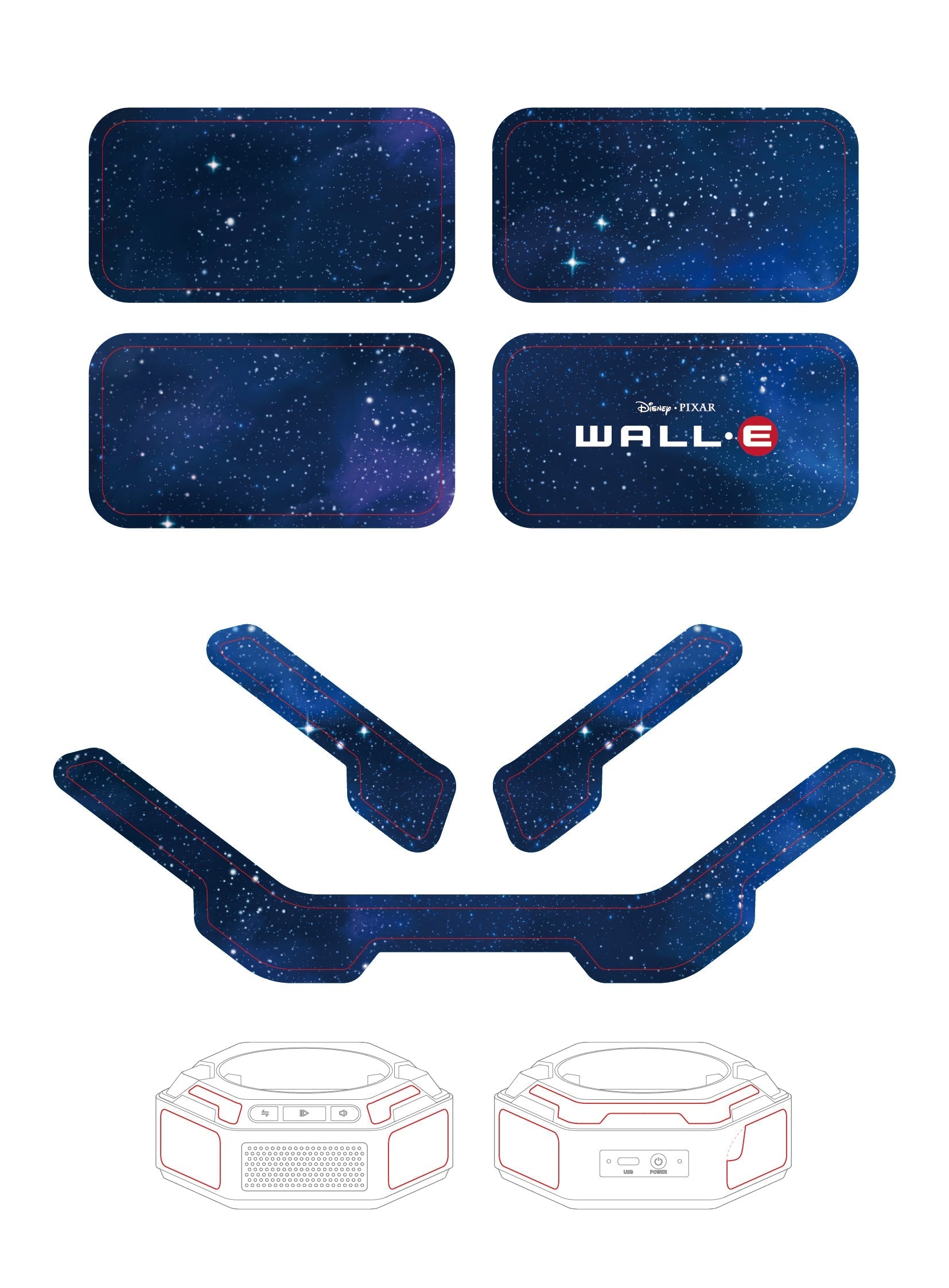 Mini Roboter - WALL-E Sammler-Set - Wall-E & Eve (Englische Originalversion)