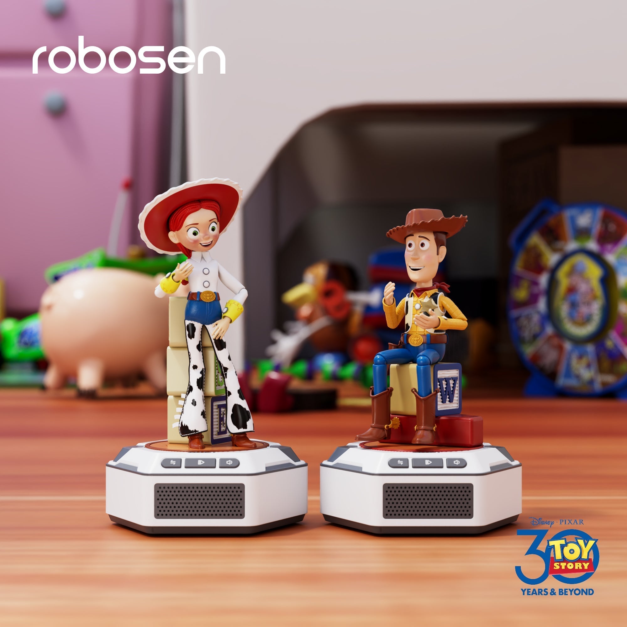 Robosen Mini Robot - Toy Story Set - Woody & Jessie (Englische Originalversion)