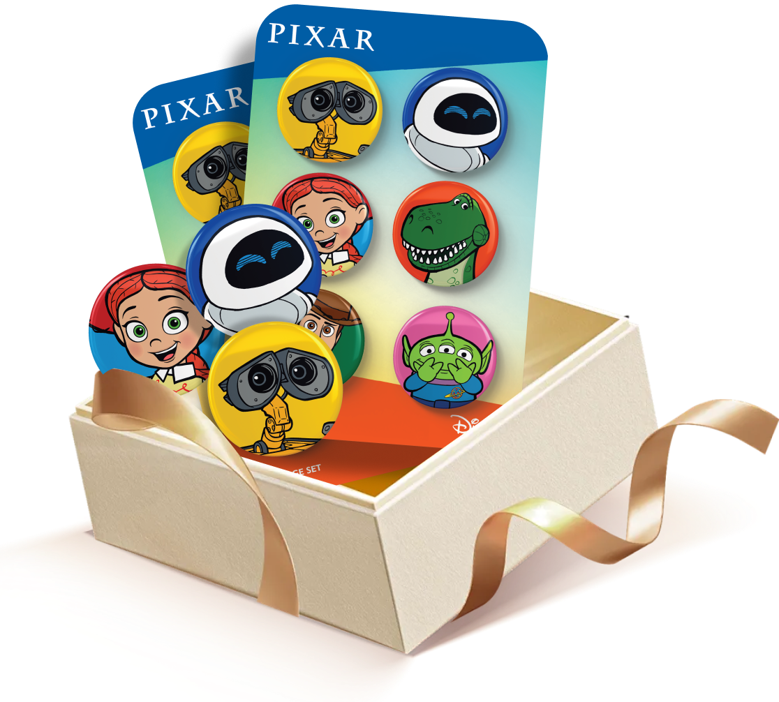 Limitierte Pixar-Kollektion – Abzeichen gratis bei einem Einkauf von 89 Euro – Robosen-Weihnachtsaktion