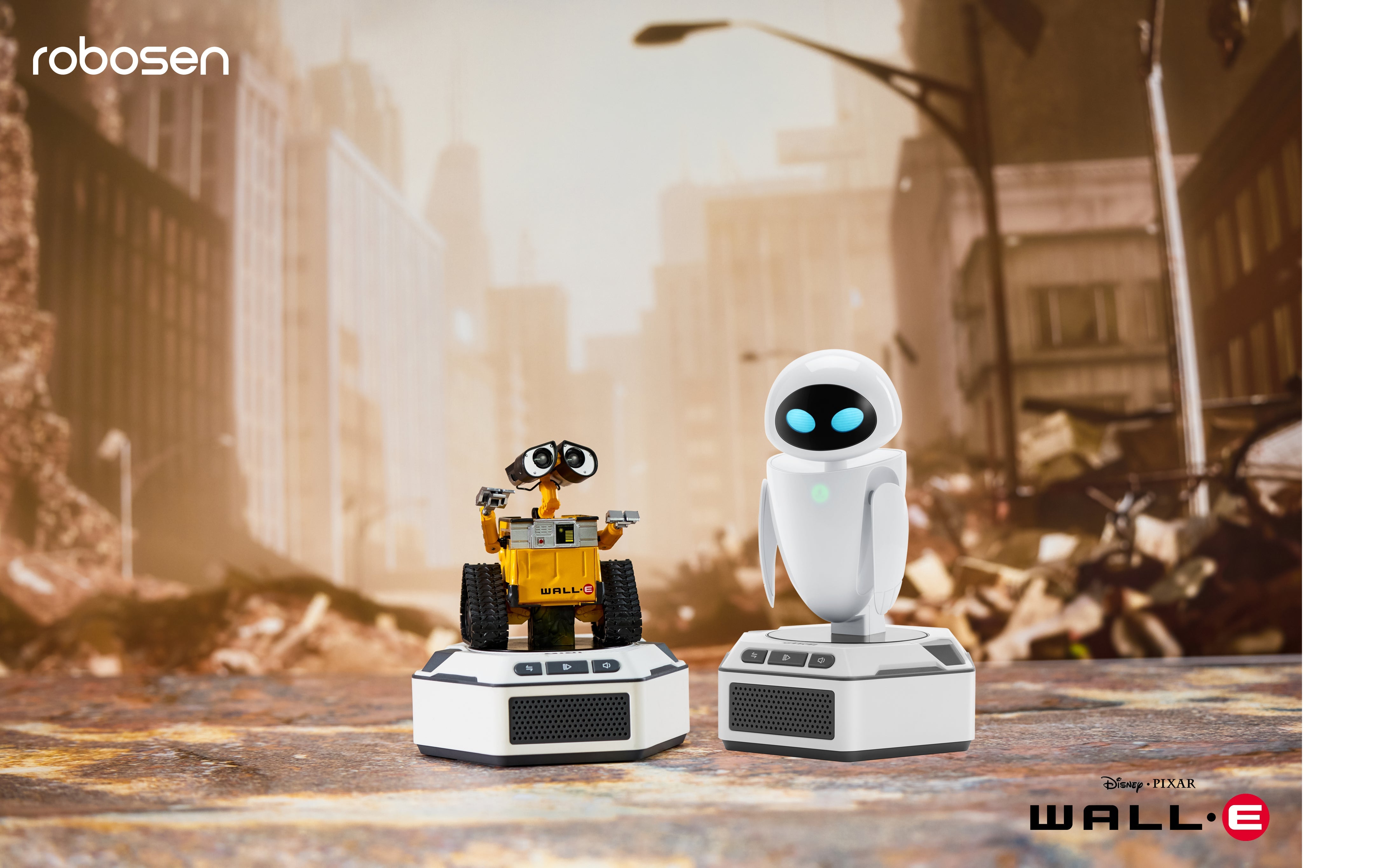 Robosen Mini Roboter - WALL-E Sammler-Set - Wall-E & Eve (Englische Originalversion)