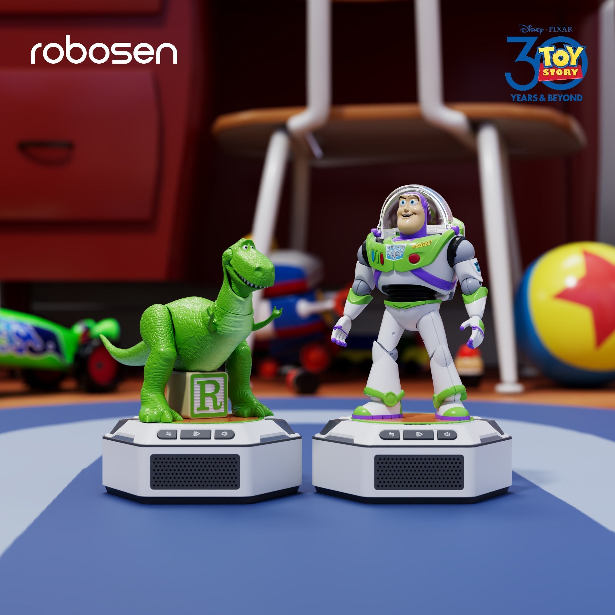 Robosen Mini Roboter - Toy Story Set - Buzz & Rex (Englische Originalversion)