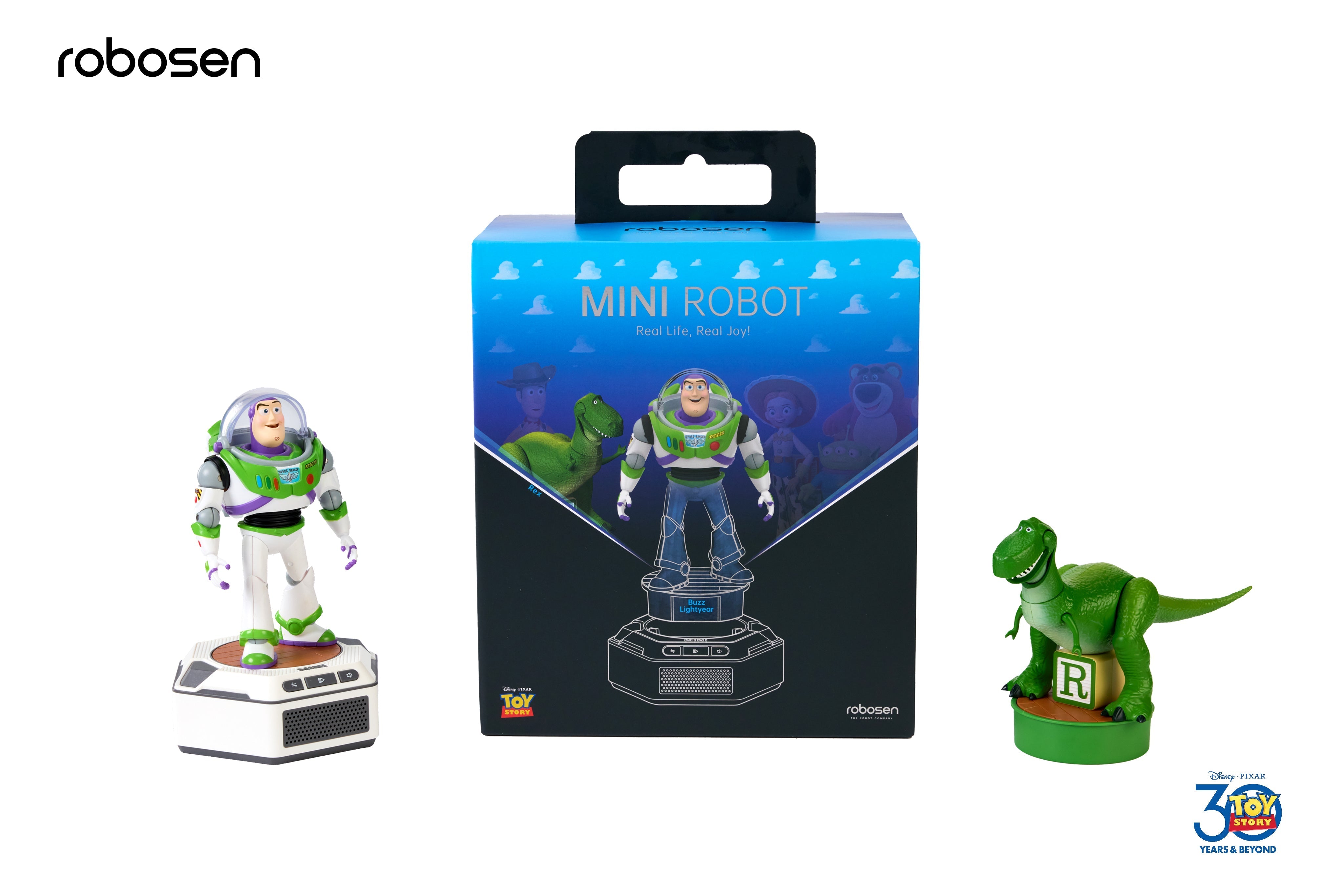 Robosen Mini Roboter - Toy Story Set - Buzz & Rex (Englische Originalversion)