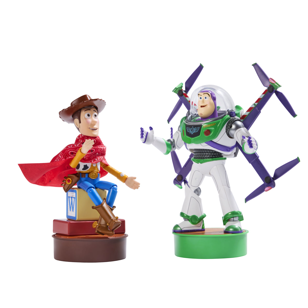 Robosen Mini-Roboter – Toy Story 5 Set: Buzz Lightyear (Hi-Tech Edition) & Woody
